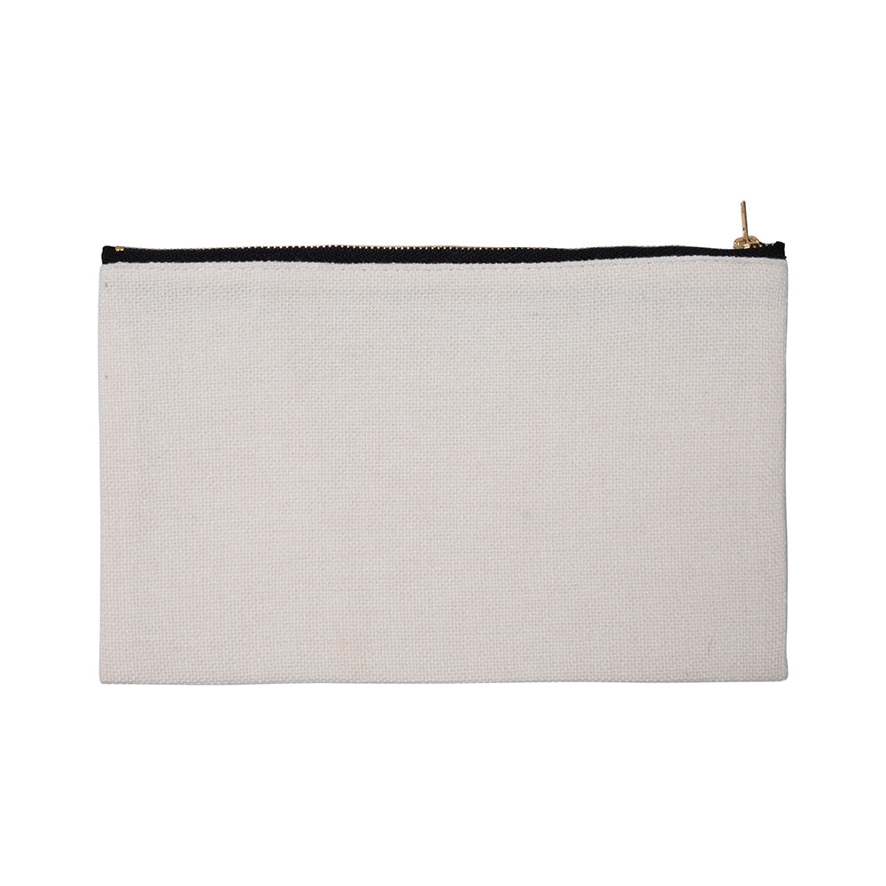 Craft Express 4 Pack Sublimation Linen Cosmetic Bag/Pencil Case - Craft Express Canada